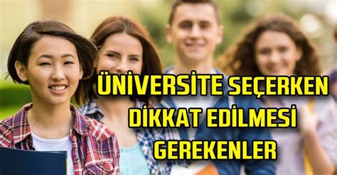 Üniversite Seçerken Dikkat Edilmesi Gerekenler